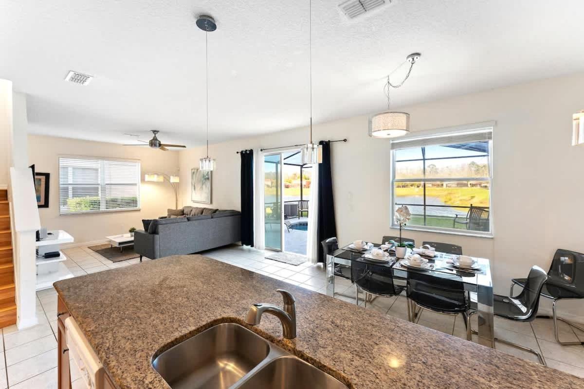 4Br Townhome With Lake View - Bl481 Kissimmee Dış mekan fotoğraf
